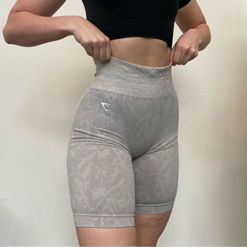 Gymshark Animal Print Biker Shorts